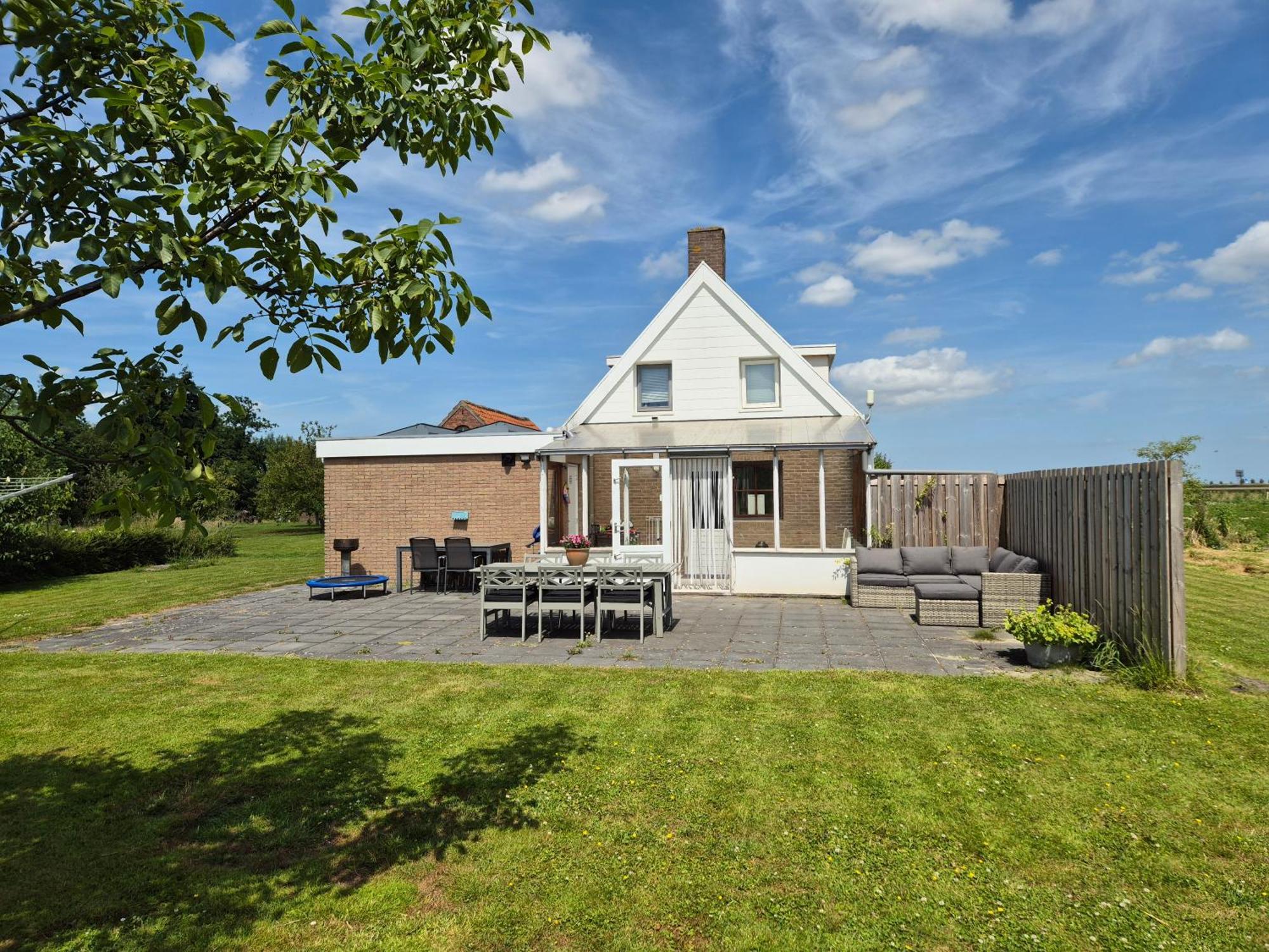 Vrijstaande Ruime Familiewoning Landelijk Gelegen Villa Lewedorp Exteriör bild