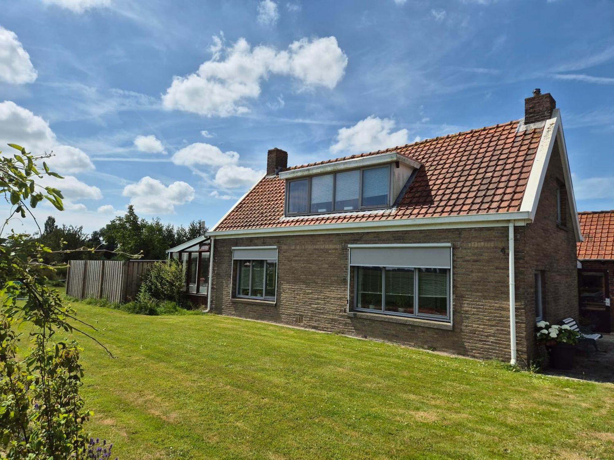 Vrijstaande Ruime Familiewoning Landelijk Gelegen Villa Lewedorp Exteriör bild